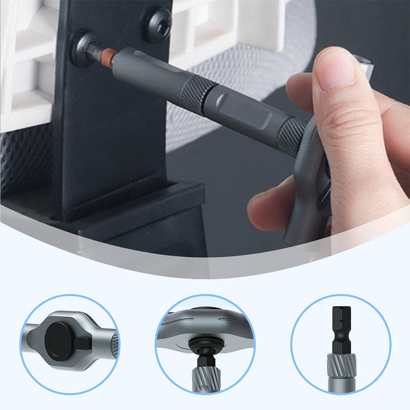42-in-1 Magnet-Schraubendreher-Set mit Etui