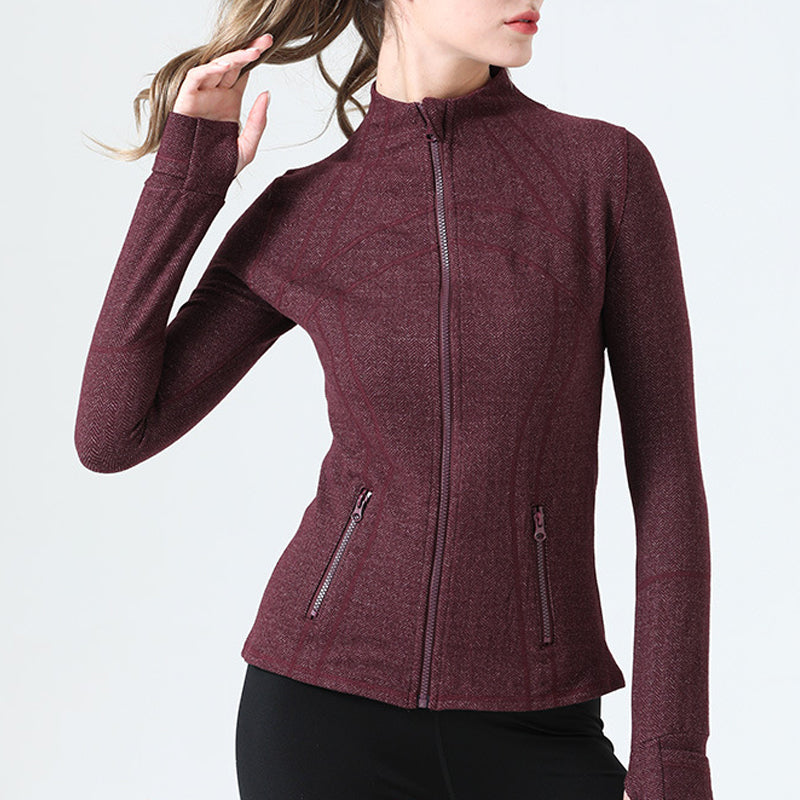 Chaqueta deportiva elástica para mujer.