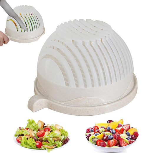 VeggieSlice Pro - Mach Salatmachen sicher, schnell und mühelos zum Kinderspiel! (2 Stück)