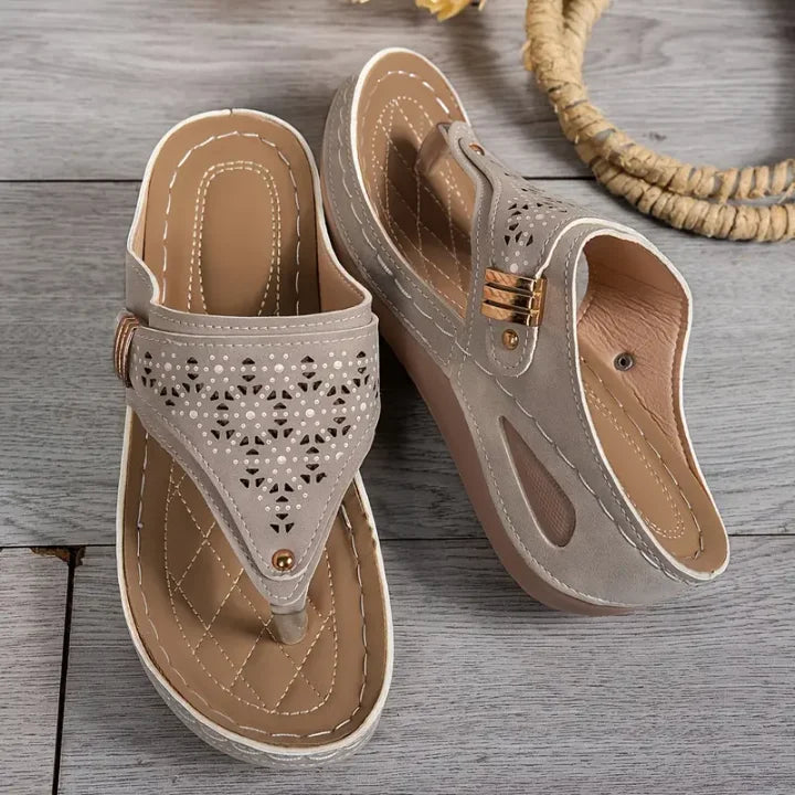 Tiara | Sandales compensées élégantes