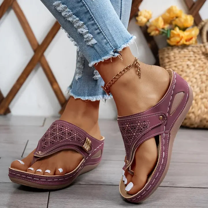 Tiara | Sandales compensées élégantes