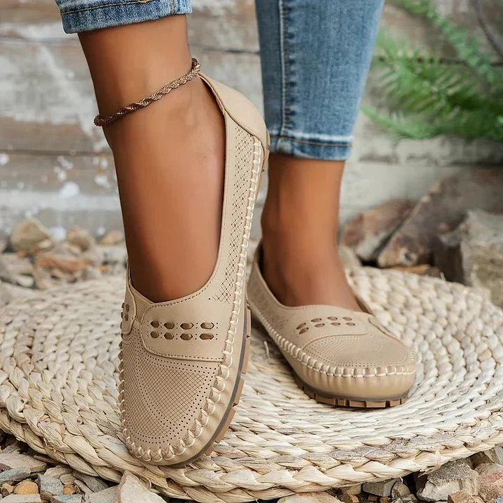 Amelie – Stilvolle Orthopädische Flache Schuhe
