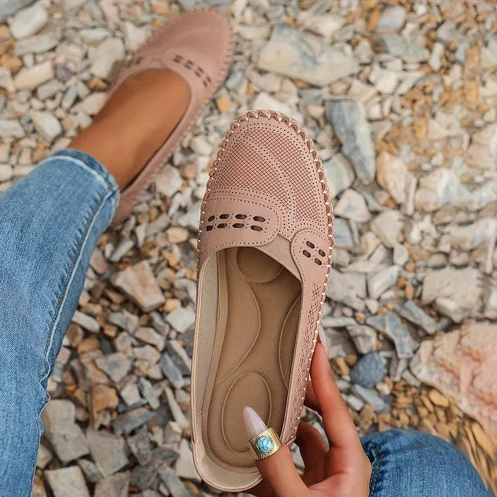 Amelie – Stilvolle Orthopädische Flache Schuhe