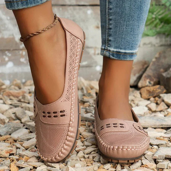 Amelie – Stilvolle Orthopädische Flache Schuhe