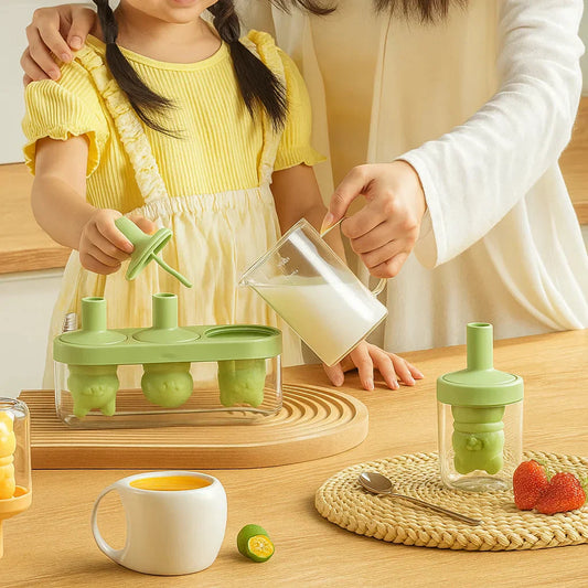 Silikonform für hausgemachtes Eis – sauber & kinderleicht