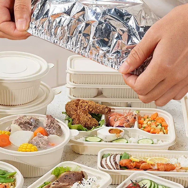 50er-Set Isolierabdeckungen aus Aluminiumfolie