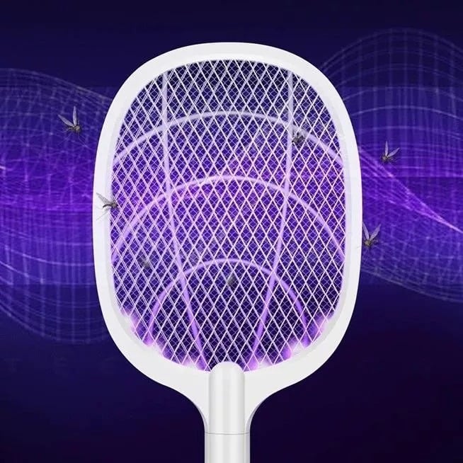 Gluschwein - 🚫🦟2-in-1 elektrische Fliegenklatsche und Mückenschutzlampe für die Nacht