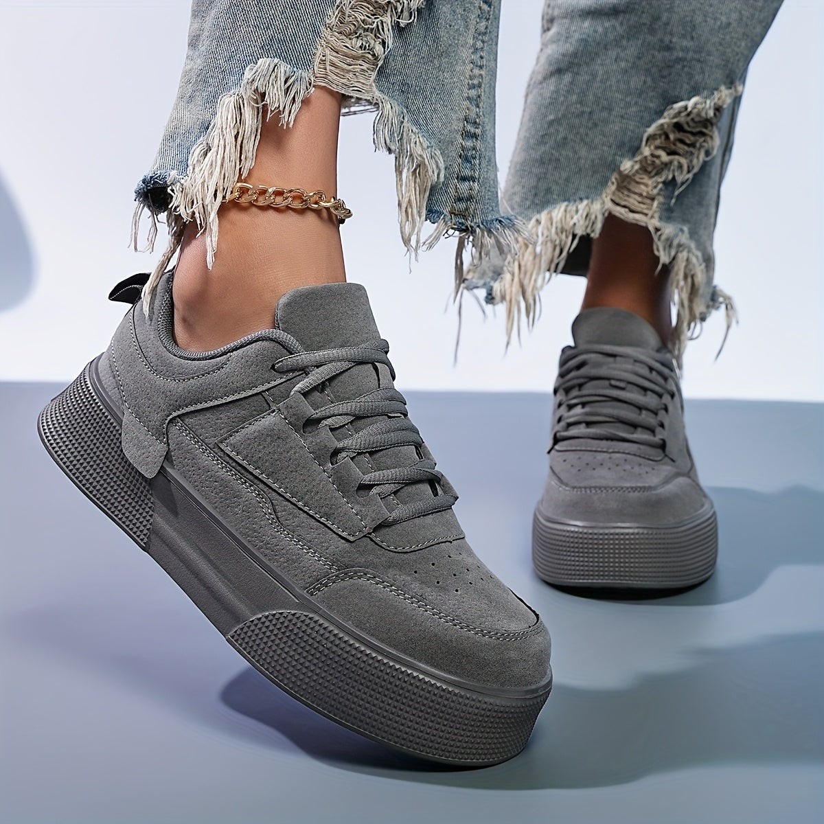 Namira – Schnür Turnschuhe Mit Runder Zehenpartie