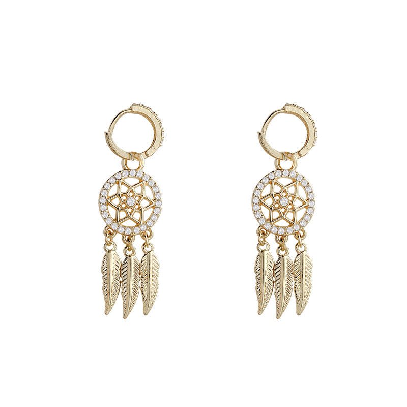 Gluschwein - Dreamcatcher Dangle Earrings