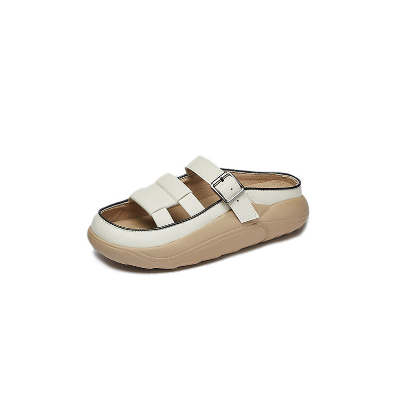 Gluschwein - Vintage-Plateau-Sandalen