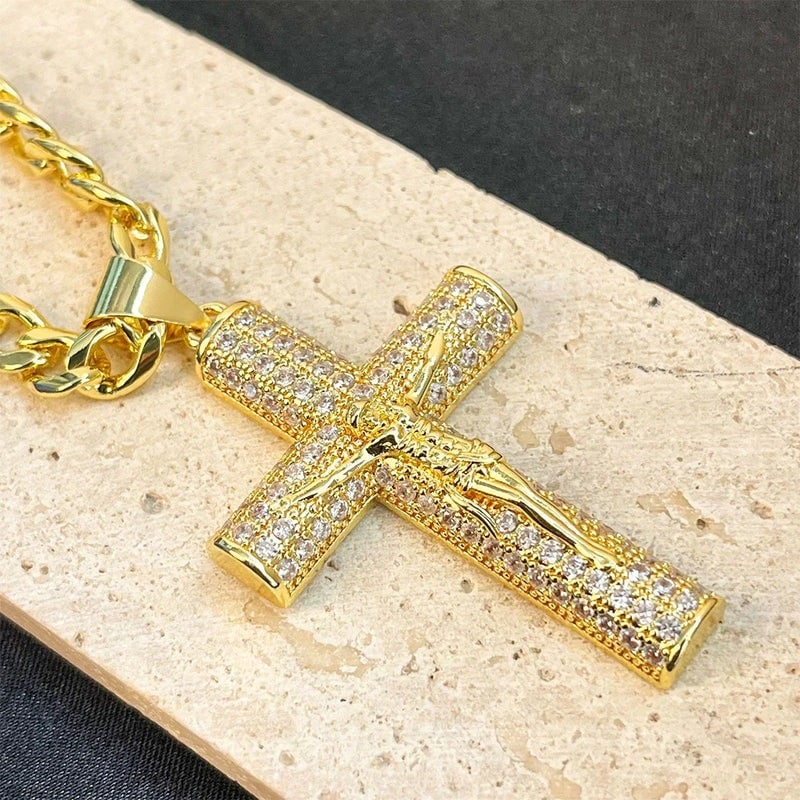 Gluschwein - 🎁Früher Weihnachts-Hot-Sale – 48% RABATT! 🎅✝️Jesus-Kruzifix-Anhänger-Halskette
