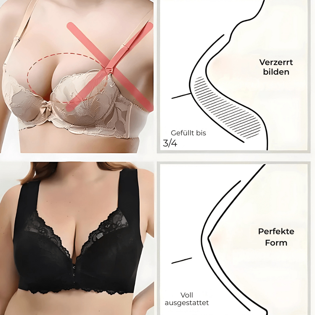 Lustiva™ | Formende Büste ohne Bügel mit Vorderseiteverschluss | 1+2 GRATIS!
