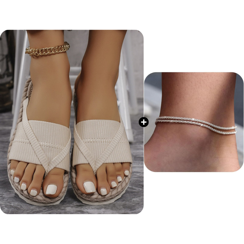 🔥Sommer-Sale: 50 % Rabatt💥 Sommerliche, bequeme Flip Flops für Frauen