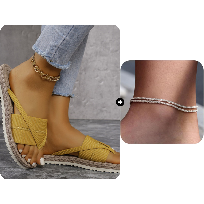 🔥Sommer-Sale: 50 % Rabatt💥 Sommerliche, bequeme Flip Flops für Frauen