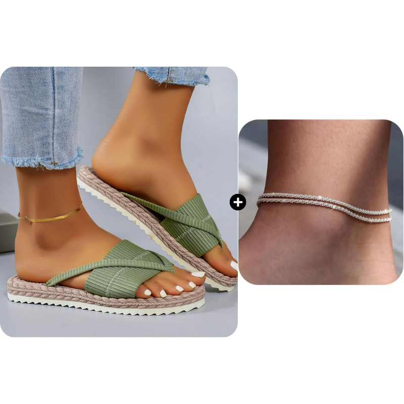 🔥Sommer-Sale: 50 % Rabatt💥 Sommerliche, bequeme Flip Flops für Frauen