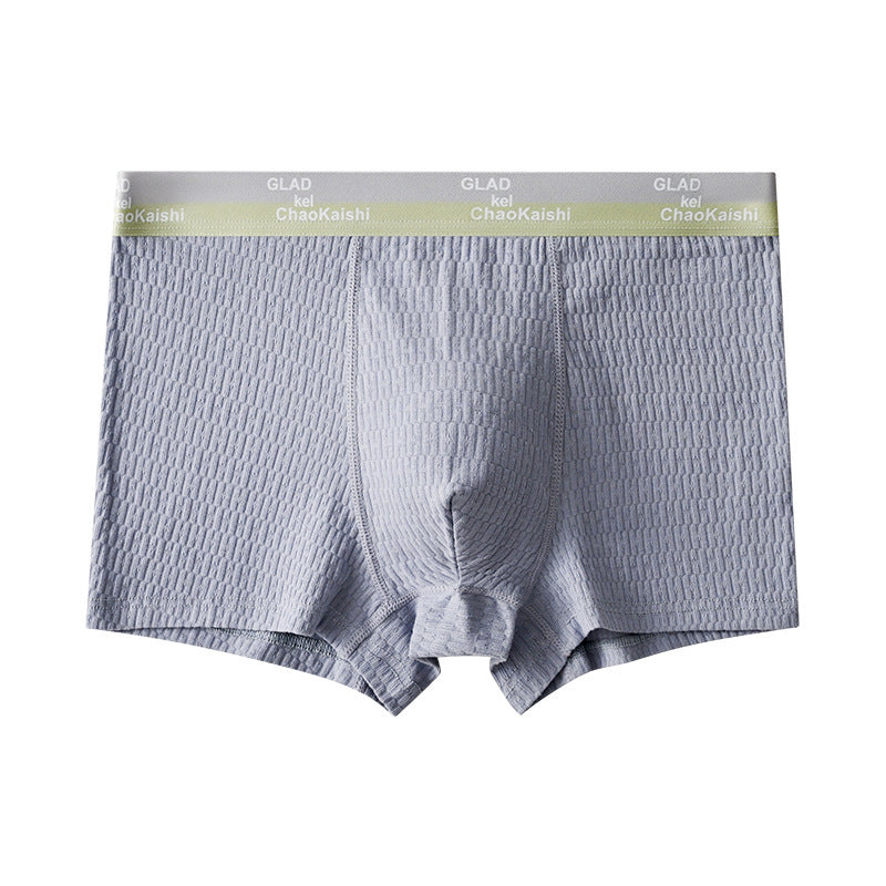 Gluschwein - Baumwolle Herren Boxershorts Antibakteriell Atmungsaktiv Schweißabsorbierend Dunkelgrau