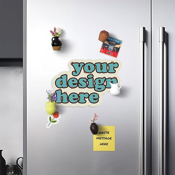 3er-Set Mini-Pflanzenvasen-Magnete für dekorative und frische Akzente