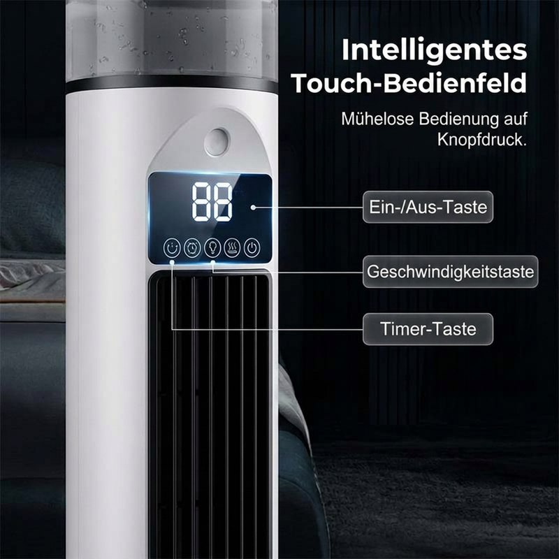 🌿6-stufiger Nebelventilator – Ideal für Zuhause, Büro und den Außenbereich ❄️
