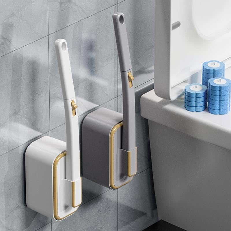 Gluschwein - 50 000+ VERKAUFT!🚽💦Innovatives Einweg-Toilettenbürstenset zur Wandmontage✨