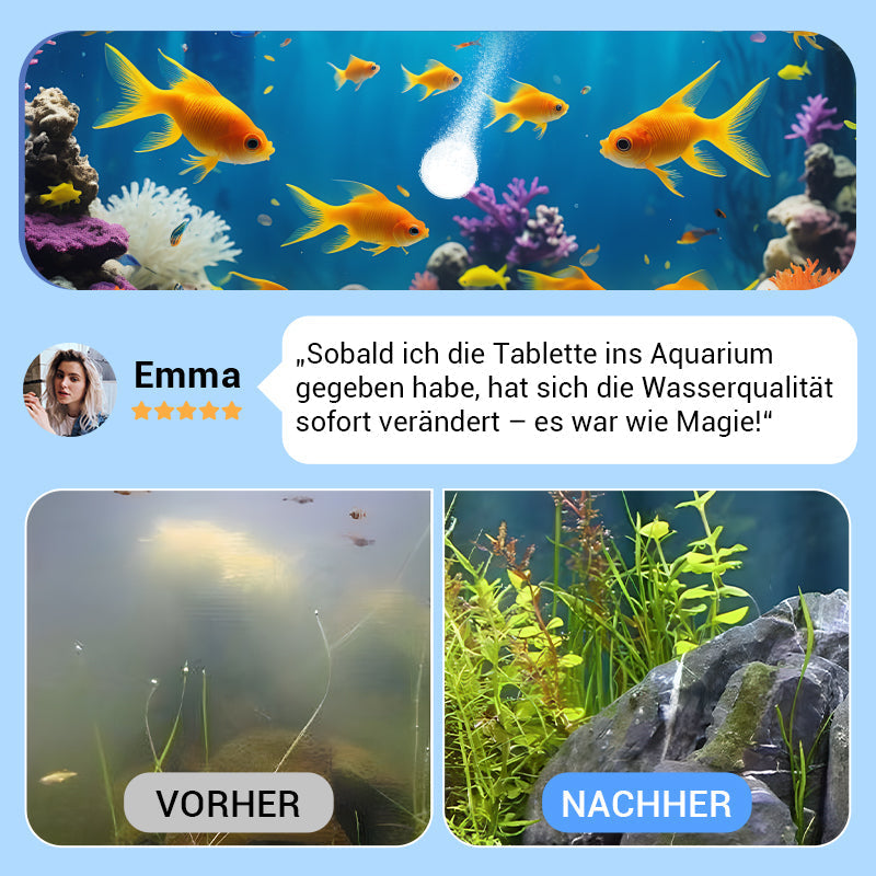 Gluschwein - ♻️💧Leistungsstarke Wasserreinigungstablette für Aquarien