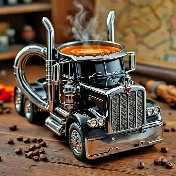 Semi-Truck Kaffeetasse für Lkw-Fahrer – Ein Muss für Reisen