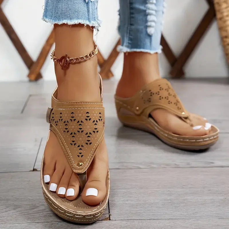 Tiara | Sandales compensées élégantes