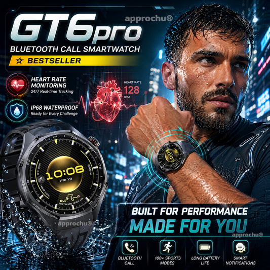 Gluschwein - 🥳HEISSER SALE 2026🥳💞50.000+ VERKAUFT!👵❤️ GT6pro Bluetooth Call Smartwatch – Bestseller