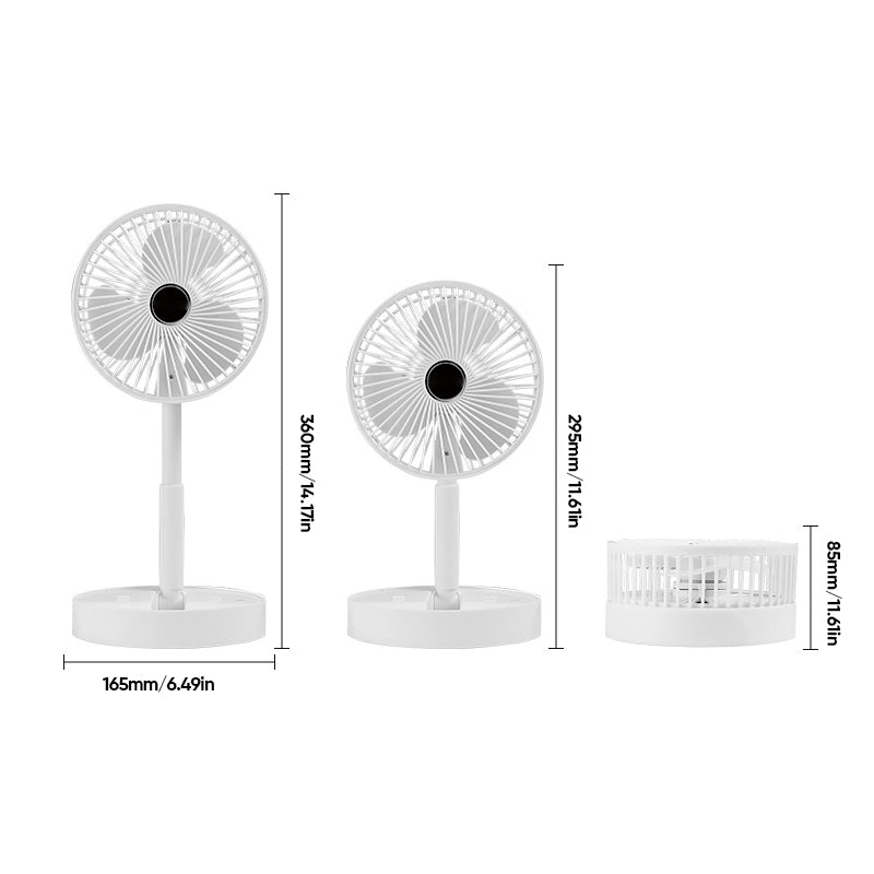 Gluschwein - Teleskop-Klappventilator