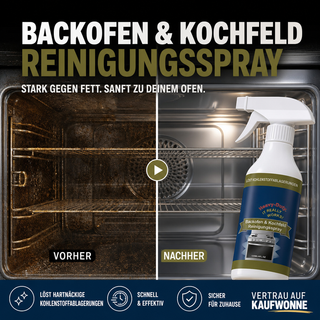 Gluschwein - 📢📢50 % Rabatt!!🎁✨ Hochwirksames Reinigungsspray für Backöfen und Kochfelder