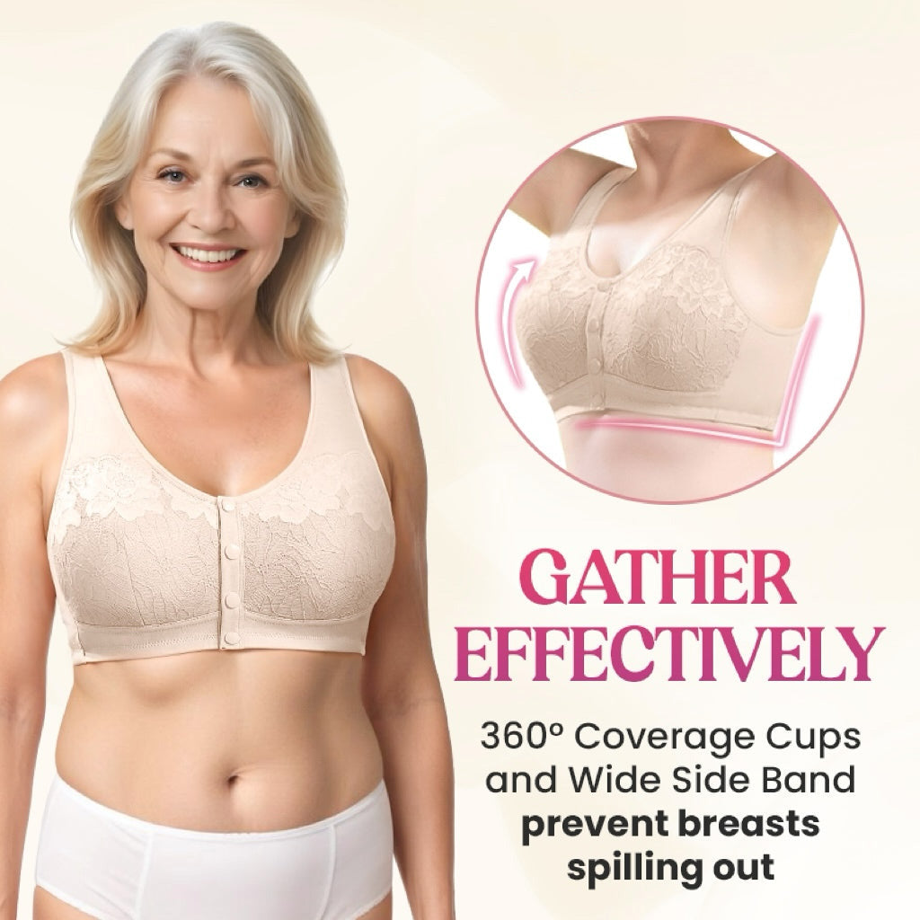 ⏳Zeitlich begrenztes Angebot 50% Rabatt⏰Bequemer drahtloser Form-BH mit Frontverschluss👙