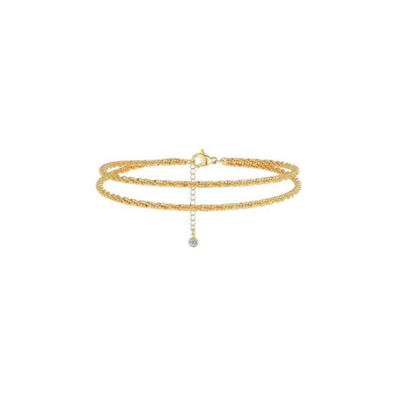 Women's Double Layered Anklet
