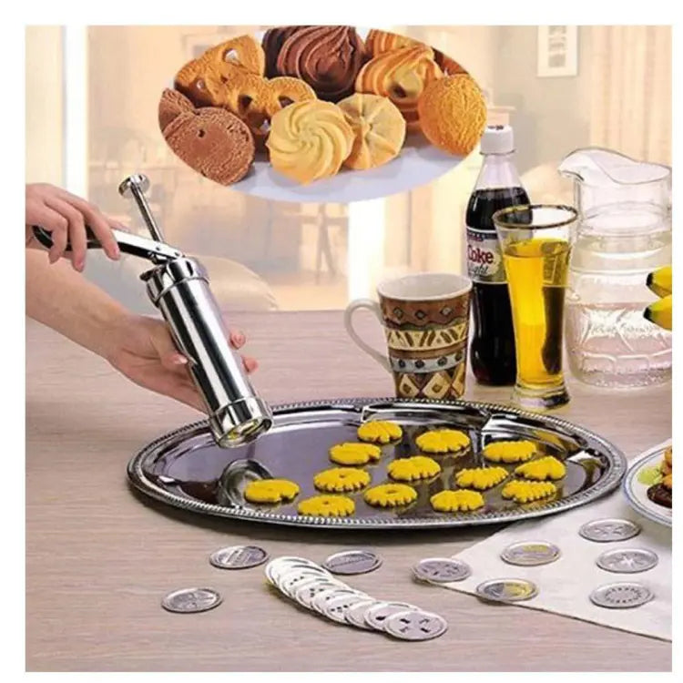 ProBaker - Ensemble de presse à biscuits en acier inoxydable