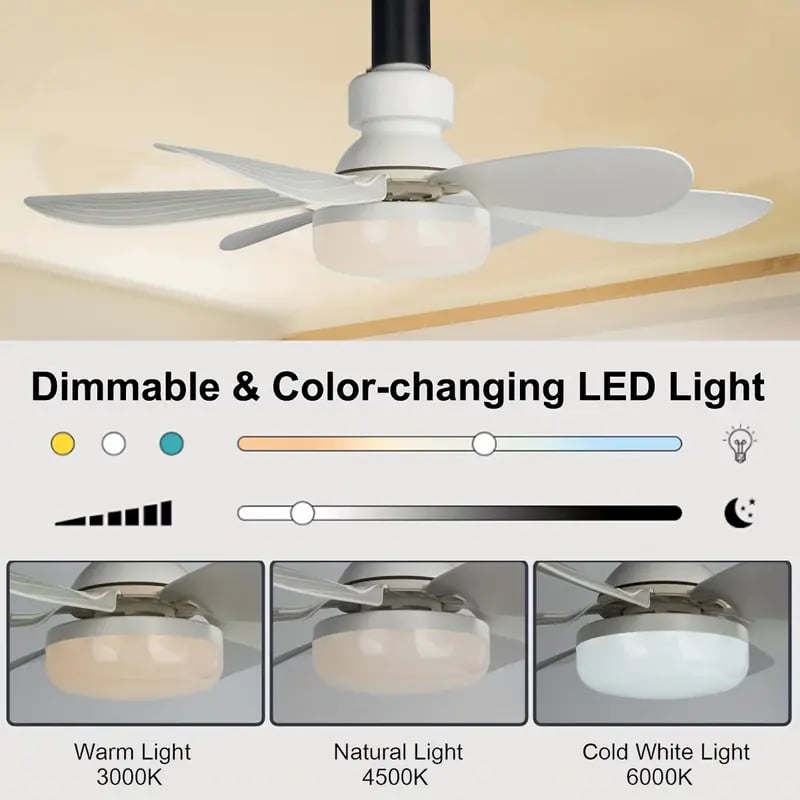 Gluschwein - 🔥50% Rabatt🔥 2-IN-1 TRAGBARE DECKENVENTILATOR & LICHT mit Fernbedienung