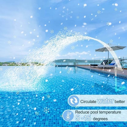 Gluschwein - HypnoMist™ – Verwandeln Sie Ihren Poolbereich in eine kühle, farbenfrohe nächtliche Oase