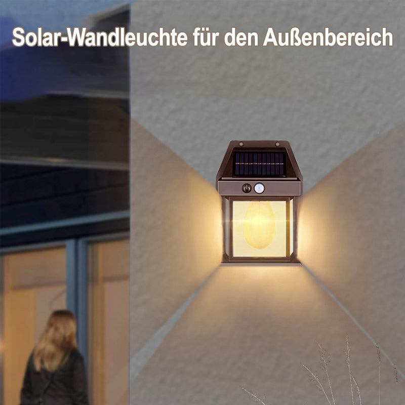 Gluschwein - Solar Wolfram Wandleuchte für den Außenbereich