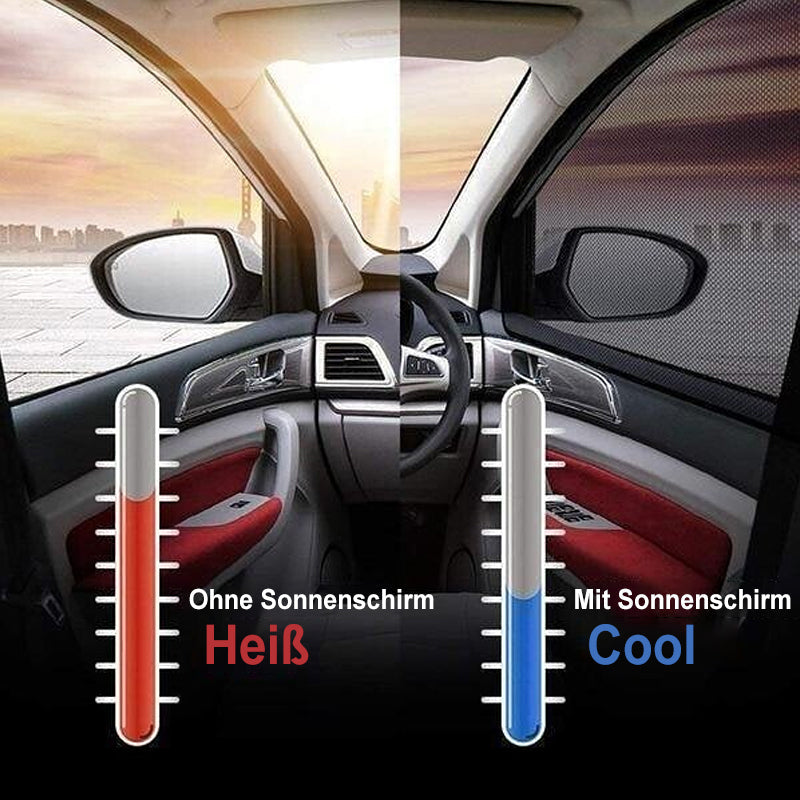 Gluschwein - Universeller Sonnenschutzvorhang für Autofenster, 1 Paar