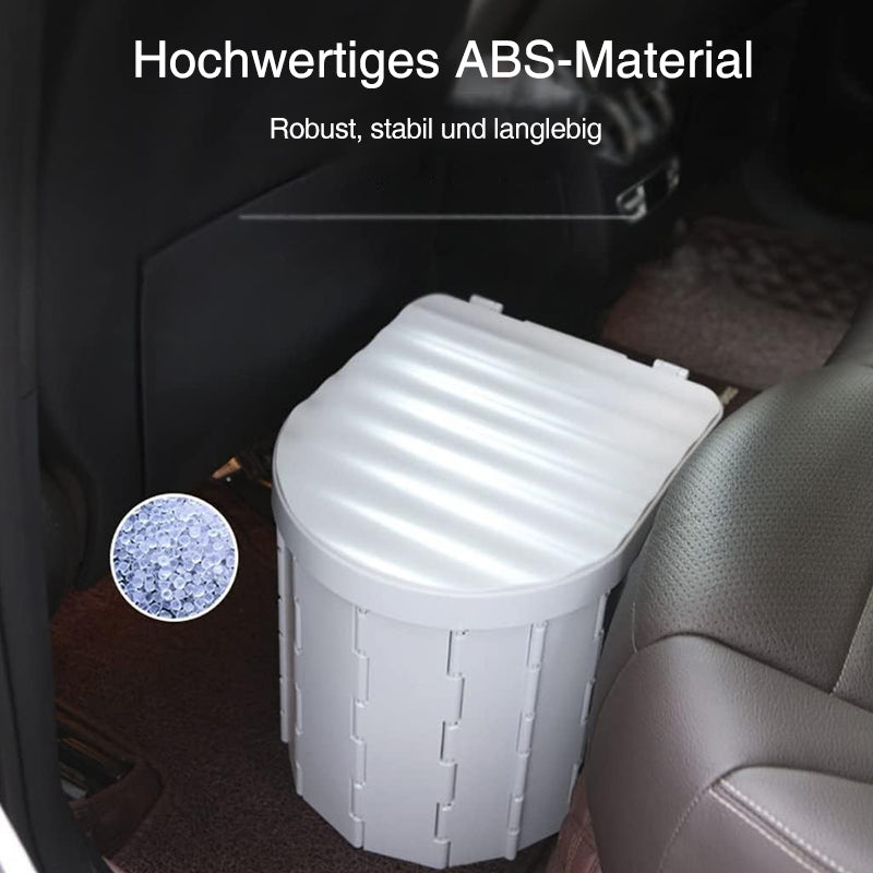 Gluschwein - Klappbare Toilette im Auto