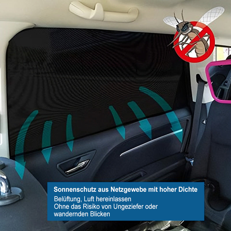 Gluschwein - Universeller Sonnenschutzvorhang für Autofenster, 1 Paar