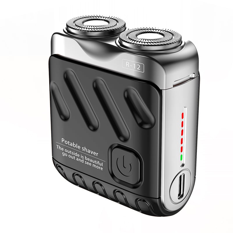 SwiftTrim™ - Mini Elektrischer Rotations-Dualring Taschenrasierer