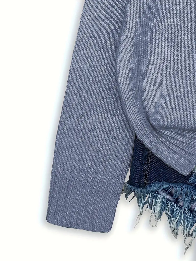 Urvana - Langarm Pullover Mit Katzen Drucken