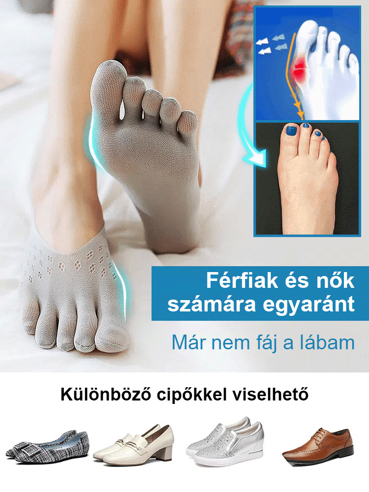 Gluschwein - 🔥Heißes Angebot🔥Unisex unsichtbare korrigierende Fünffinger-Socken
