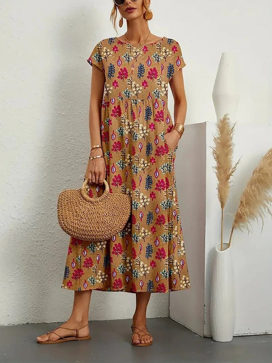 Alessia | Kleid Baumwolle, Bequem und Elegant
