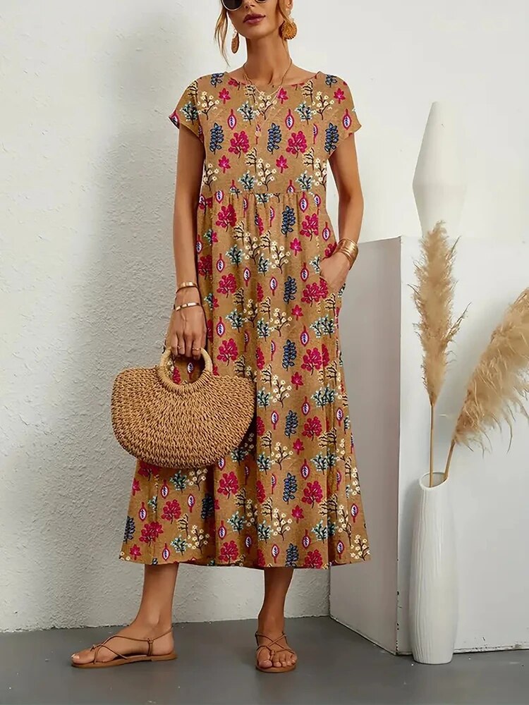 Alessia | Kleid Baumwolle, Bequem und Elegant
