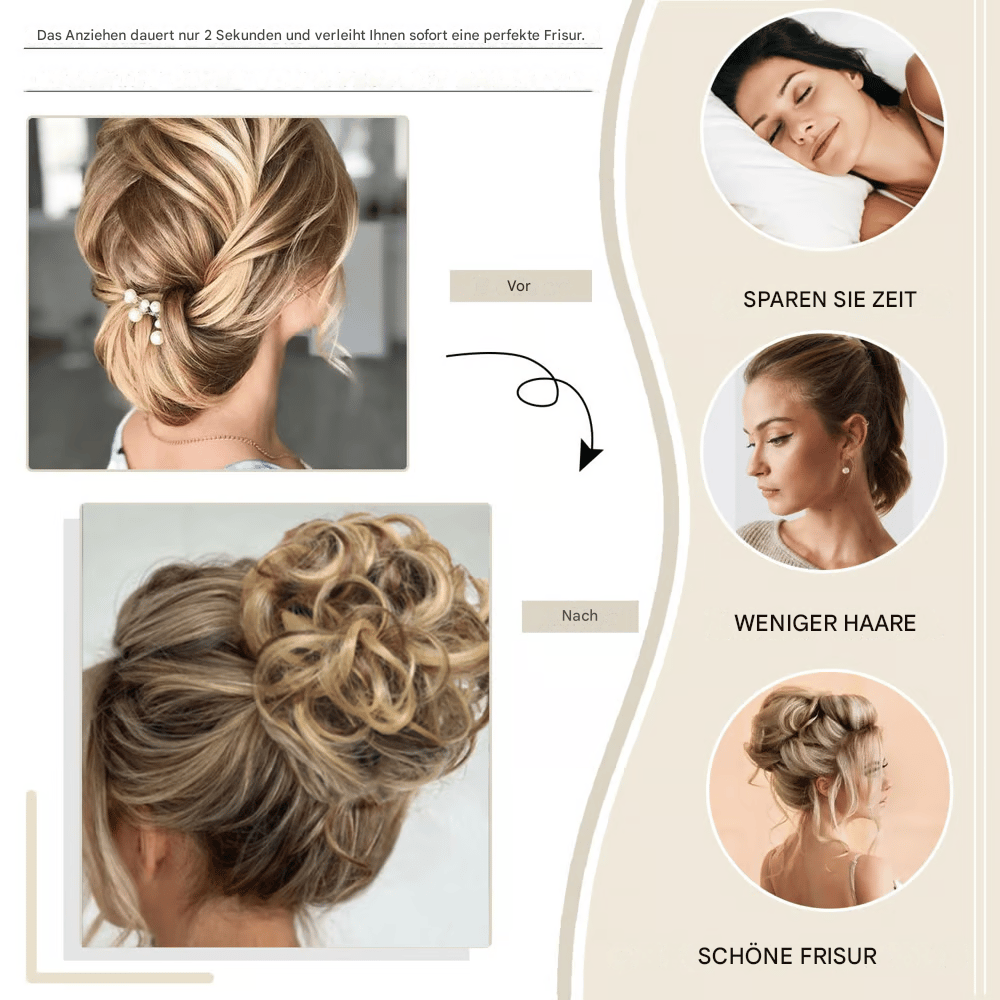 Pince à chignon décoiffé | Réalisation instantanée de vos objectifs capillaires - 1 + 1 gratuit !