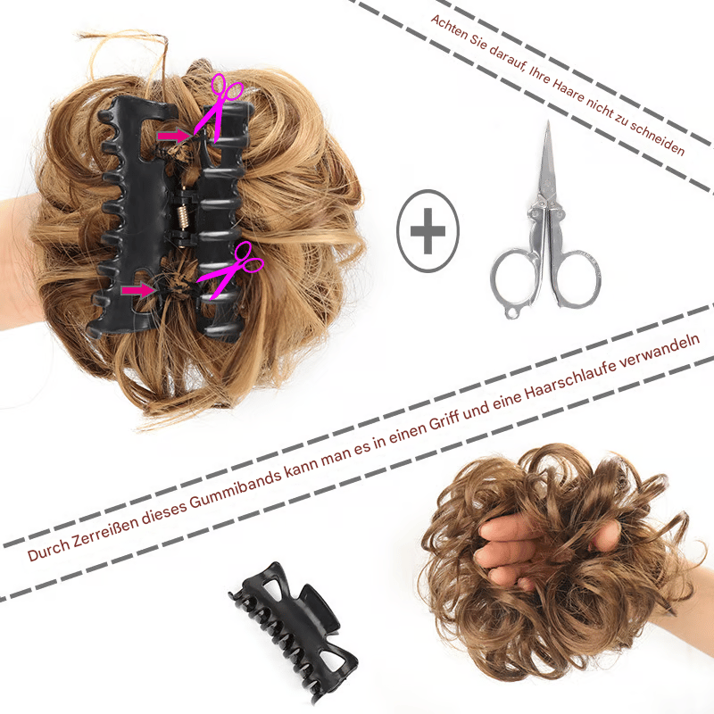 Pince à chignon décoiffé | Réalisation instantanée de vos objectifs capillaires - 1 + 1 gratuit !