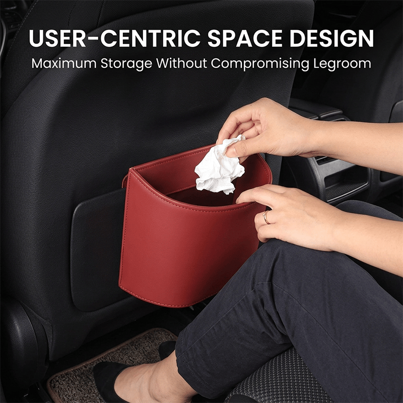 PU Leather Car Door Cup Holder