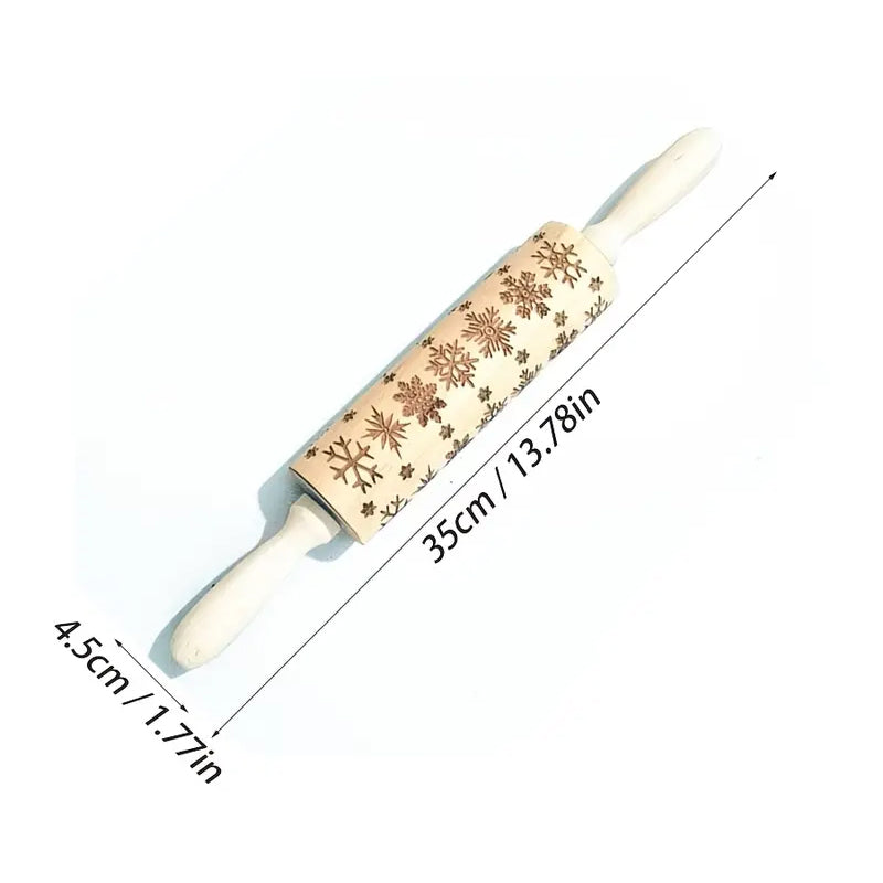 ChristmasRoller | Weihnachts-Nudelholz für Plätzchen [Letzter Tag Rabatt]