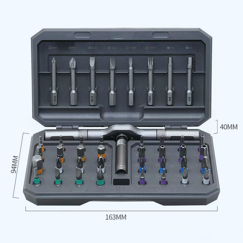 42-in-1 Magnet-Schraubendreher-Set mit Etui