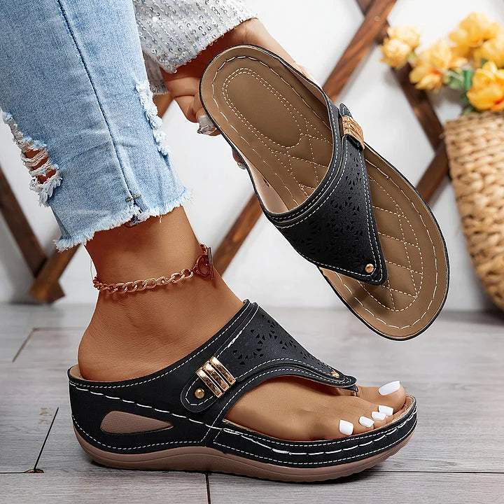 Tiara | Sandales compensées élégantes