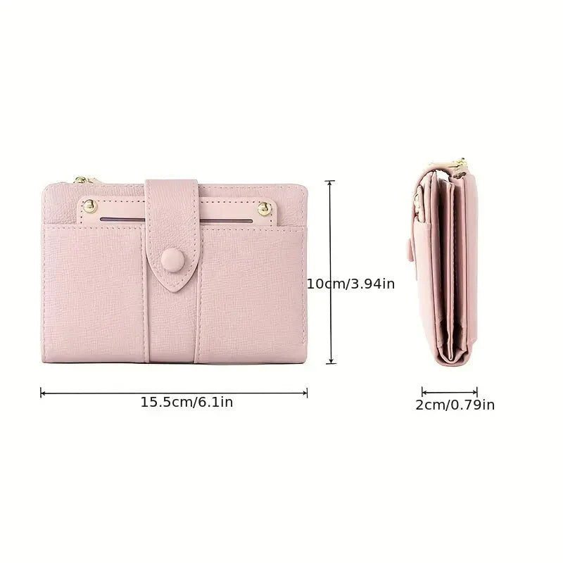 🔥Exclusive 2026 Luxury Sale✨Damen-Geldbörse aus Leder mit mehreren Fächern und Kartenhalter